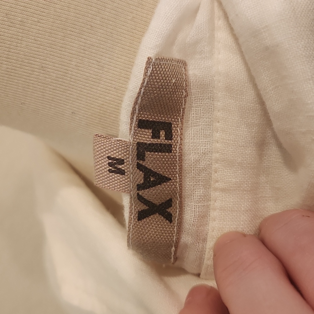 Flax Linen Button Down Blouse - image 5